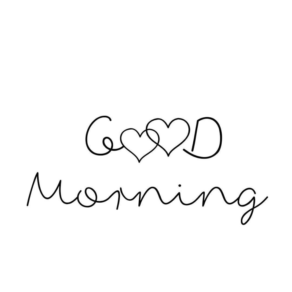 Good morning надпись