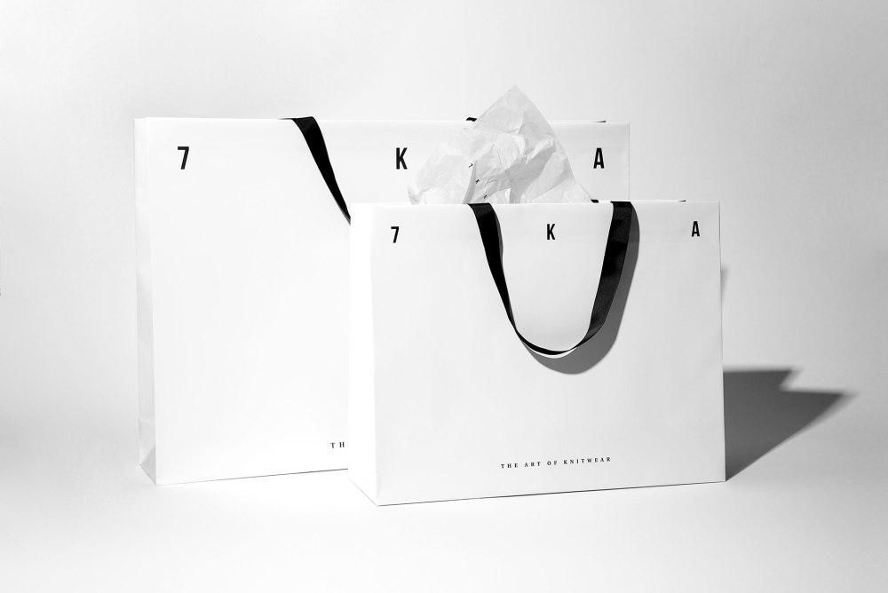Бумажный сумки Mockup