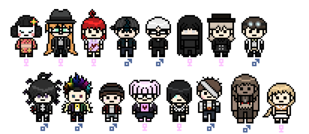 Данганронпа Pixel