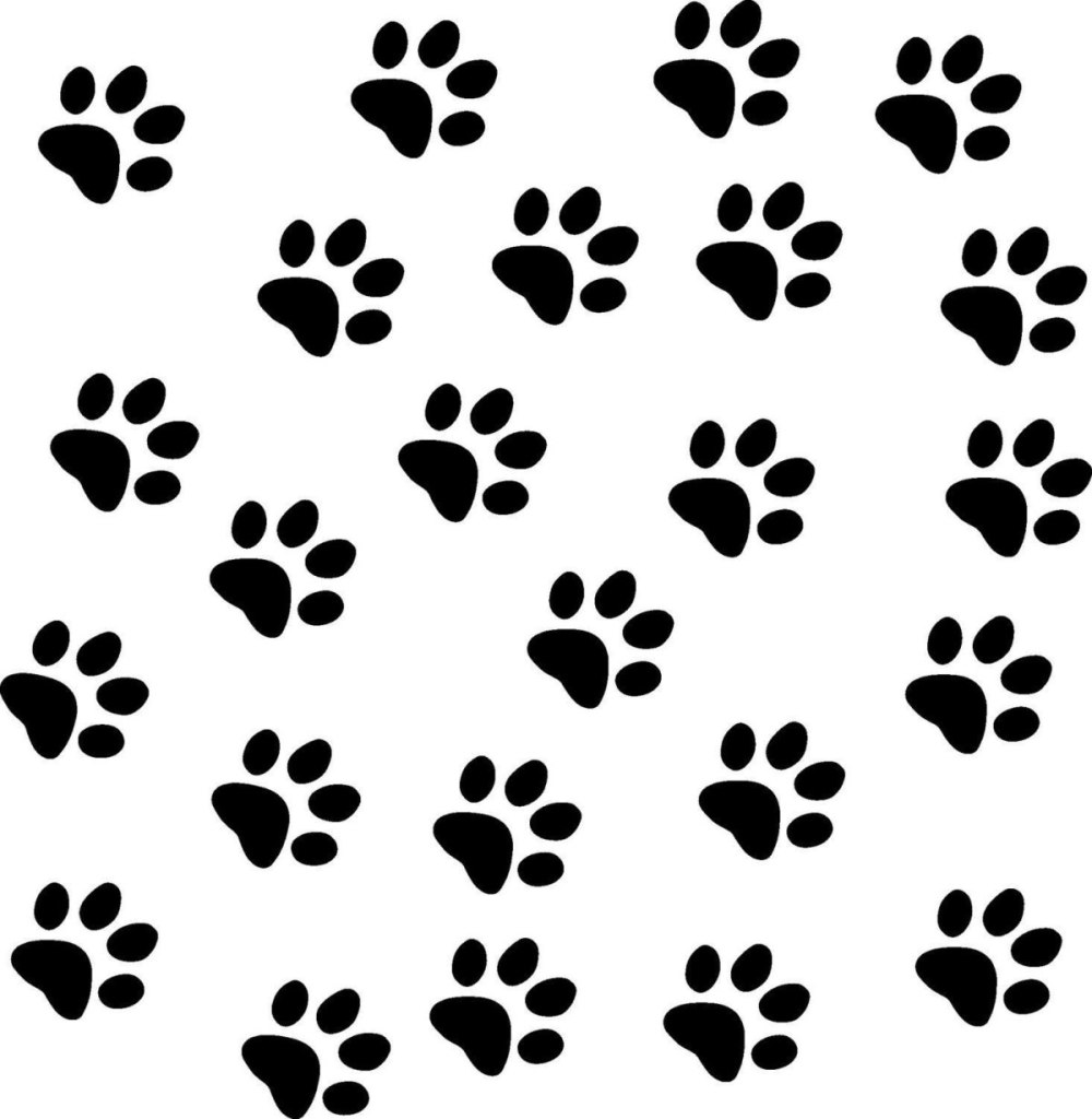 Наклейки кошачьи лапки