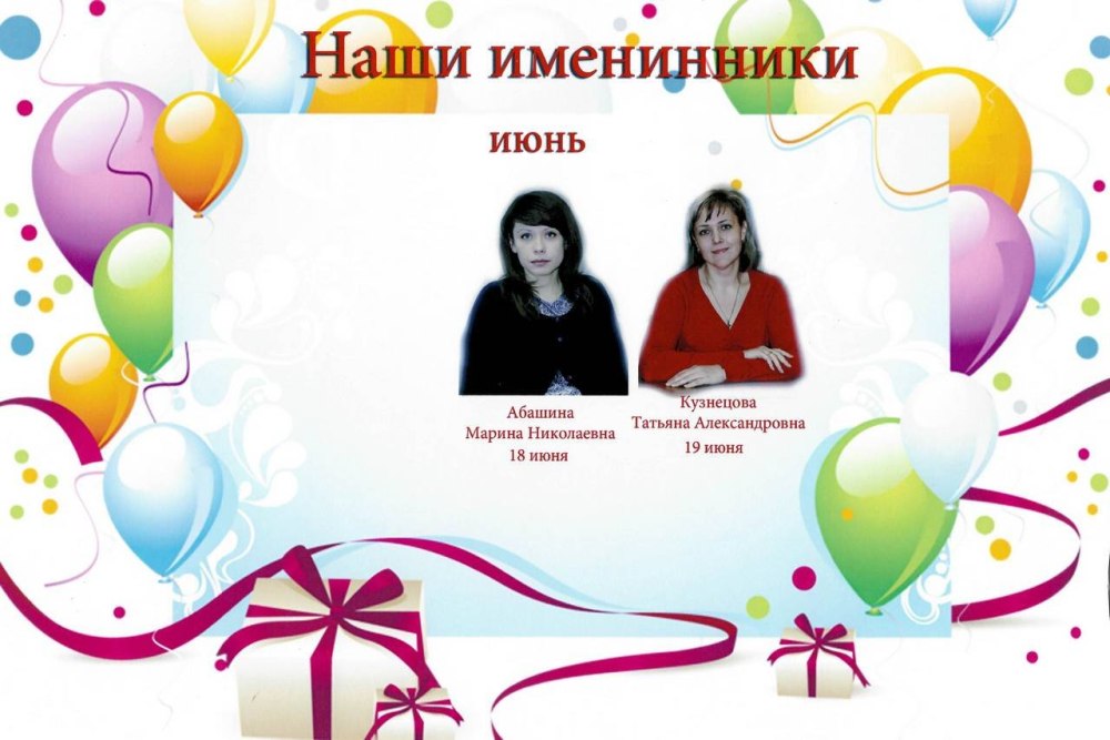 Лист именинников