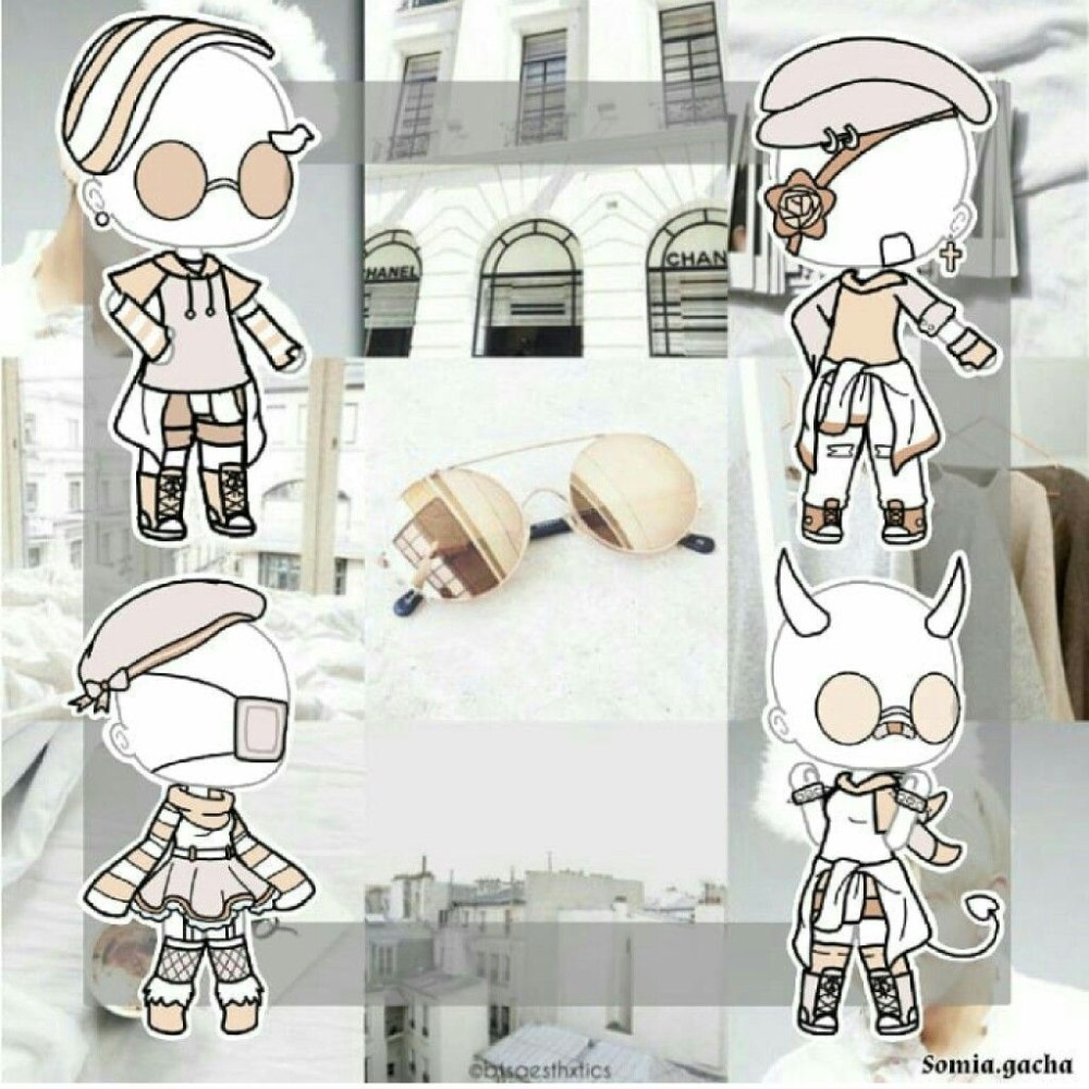 Костюмы гача лайф