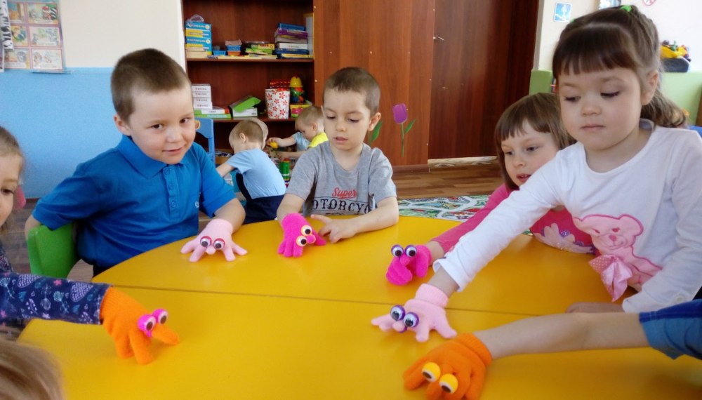 Штоковый театр в детском саду