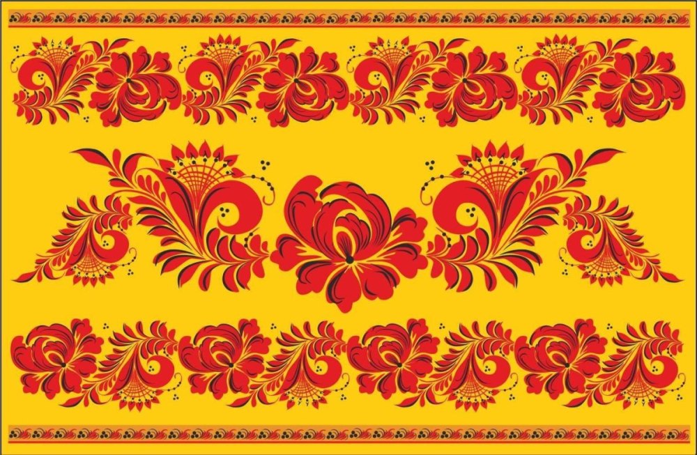 Фольклорный орнамент фон