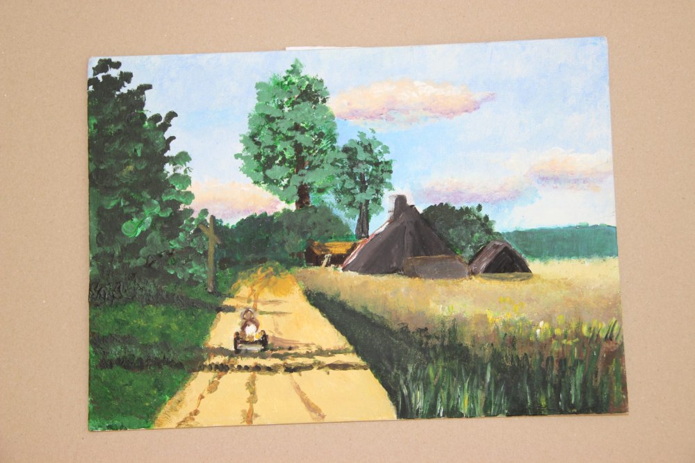 Рисунок на тему мы любим наш край