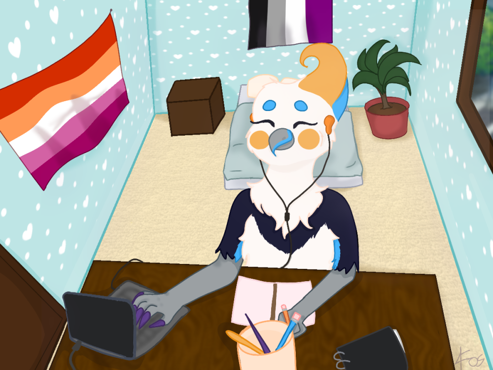 Фурри для срисовки в IBISPAINT X