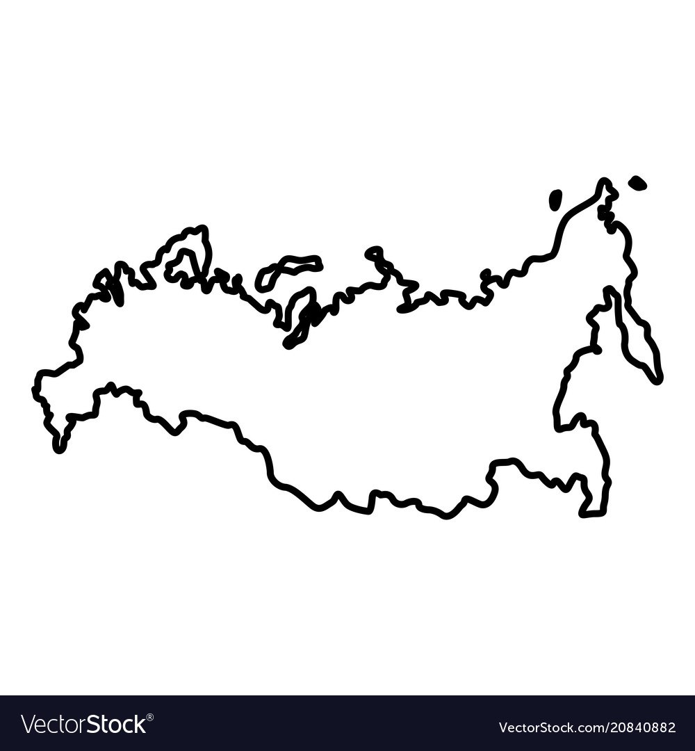 Контур карты россии с крымом на прозрачном фоне