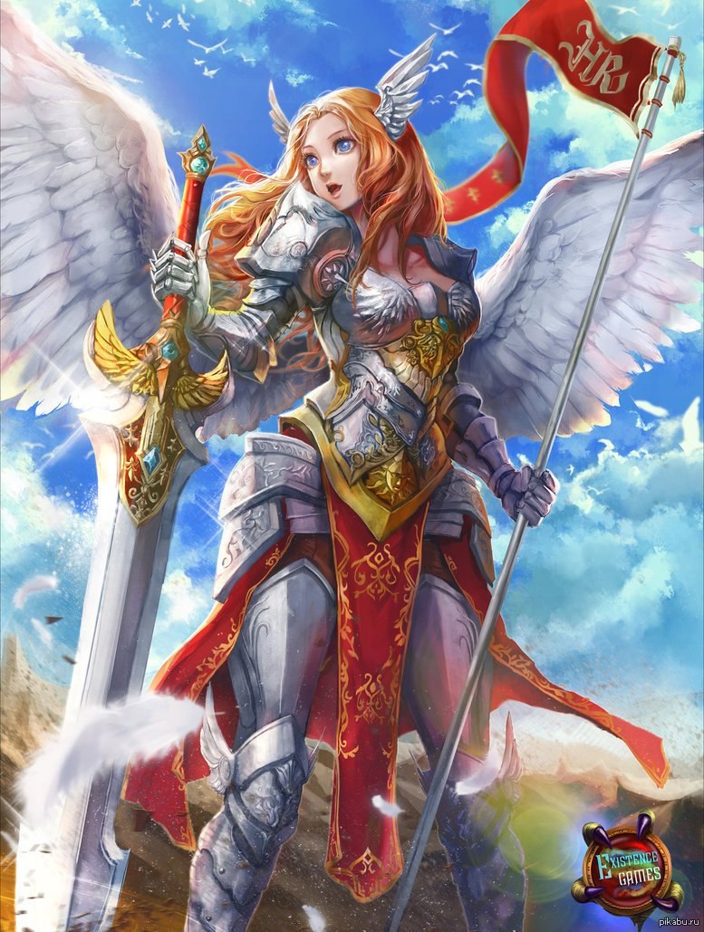 Паладин female Art