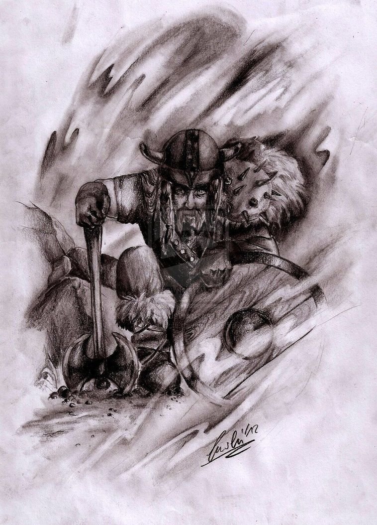 Рисунки славянских воинов