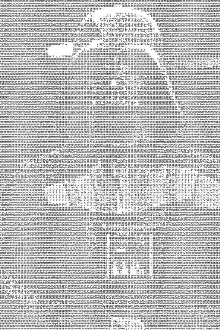 ASCII картинки из символов gif