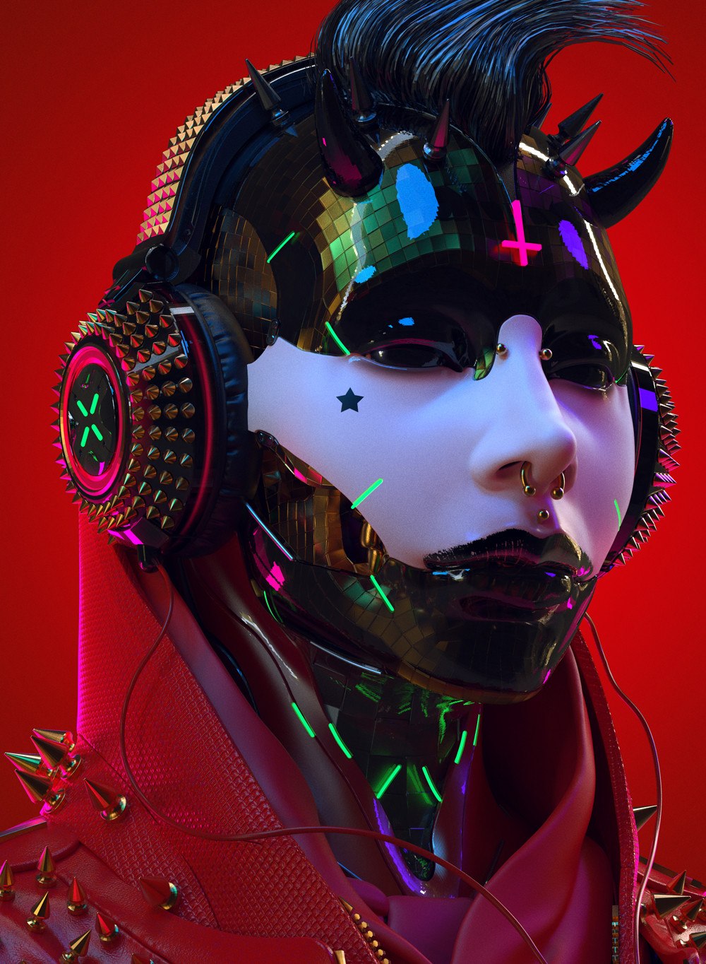 Cyberpunk 2077 маска самурая