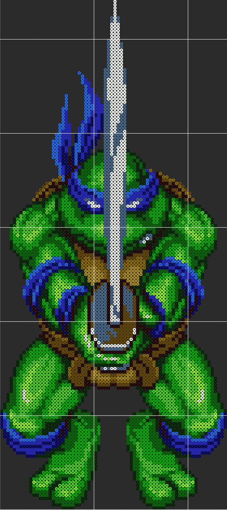 Teenage Mutant Ninja Turtles Pixel Art