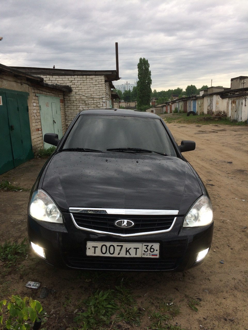 Лада Приора Снежка капот