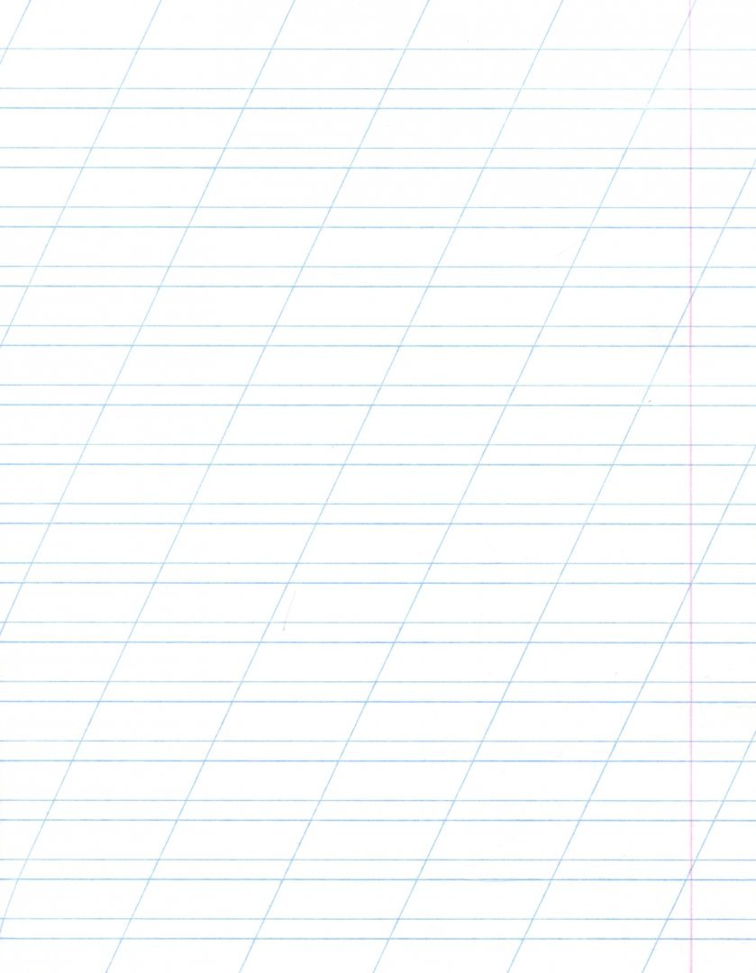 Разлиновка косая линия а4