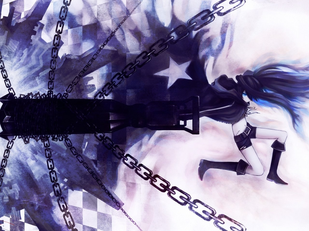 Black rock shooter манга купить фото 24