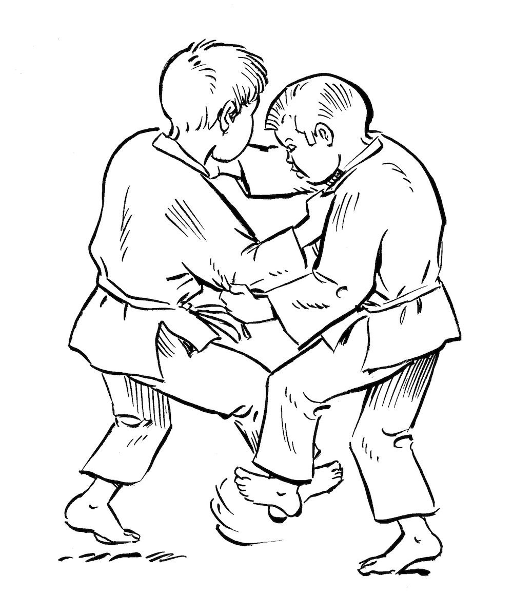 Рисовать борцов