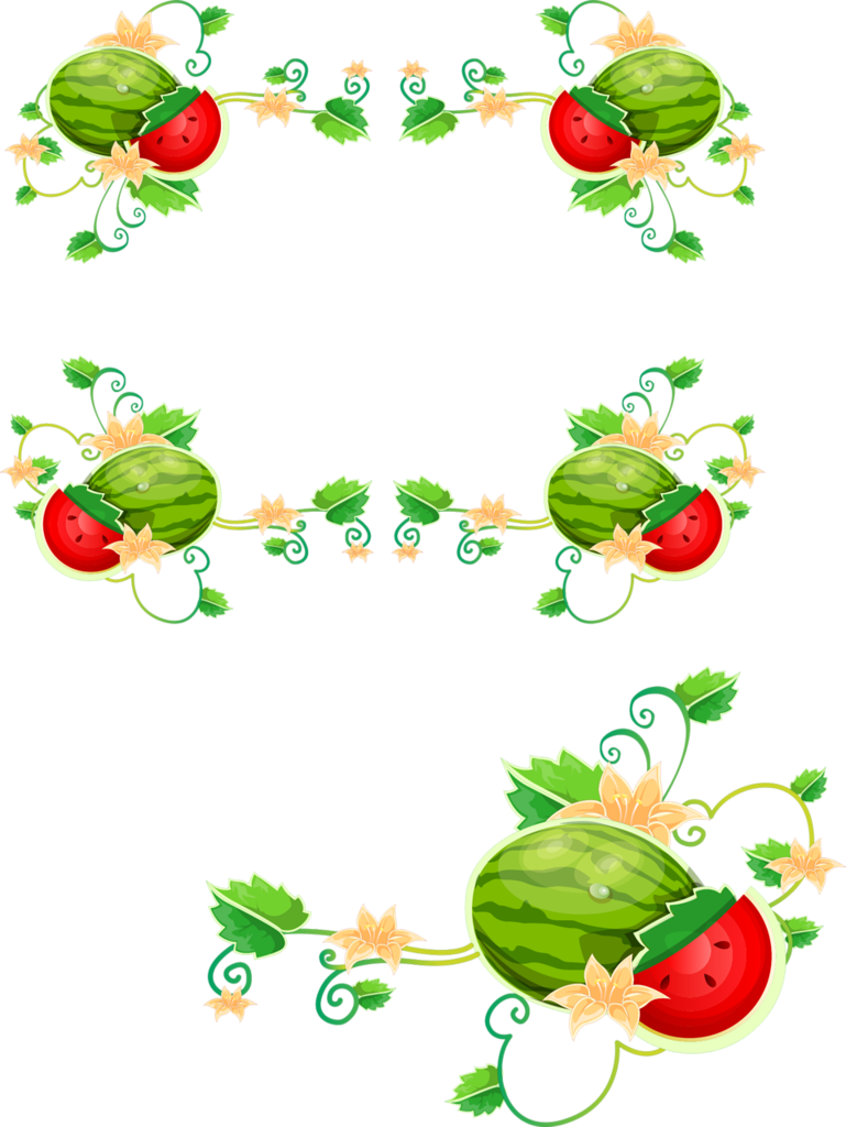 Рамка из фруктов
