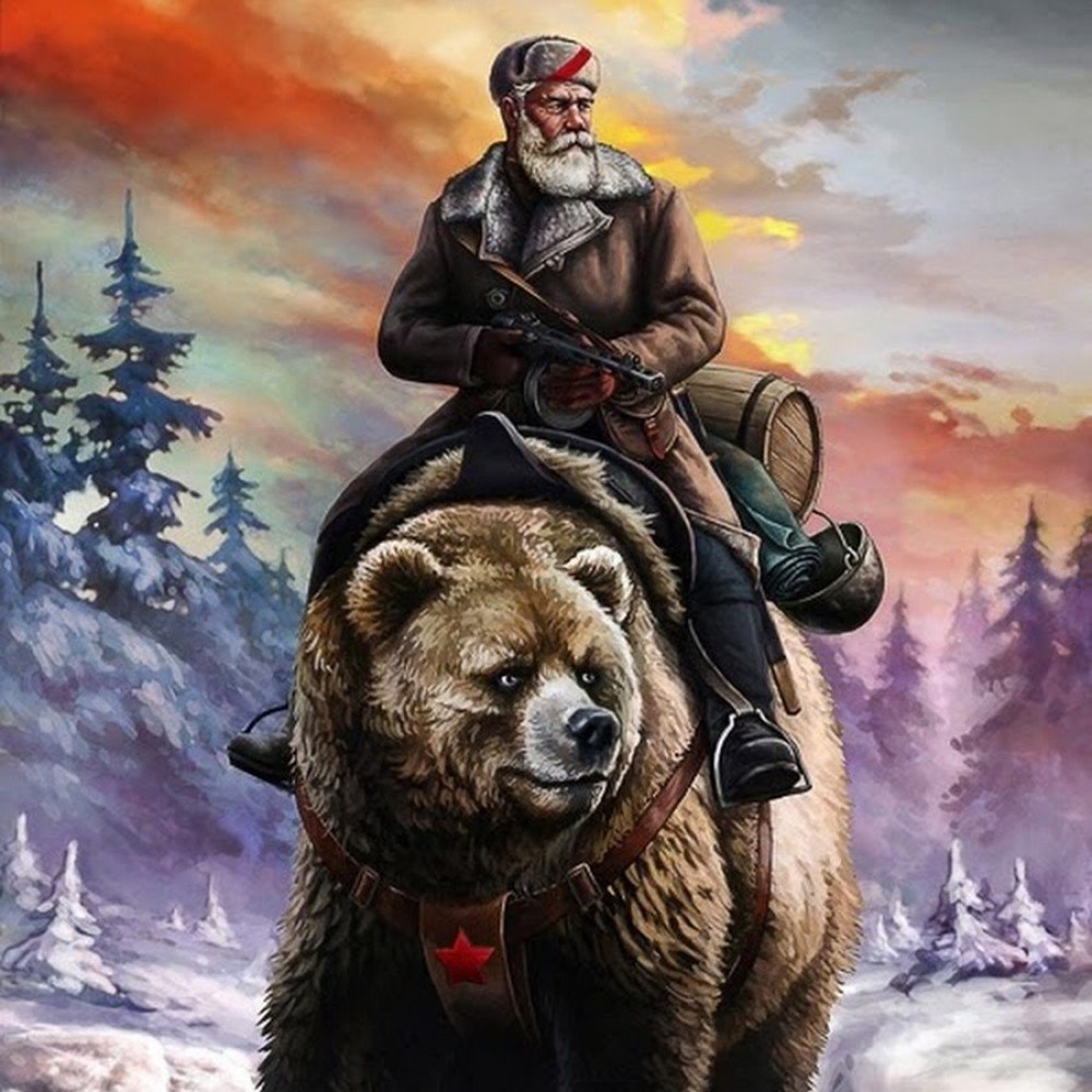 Медведь обои