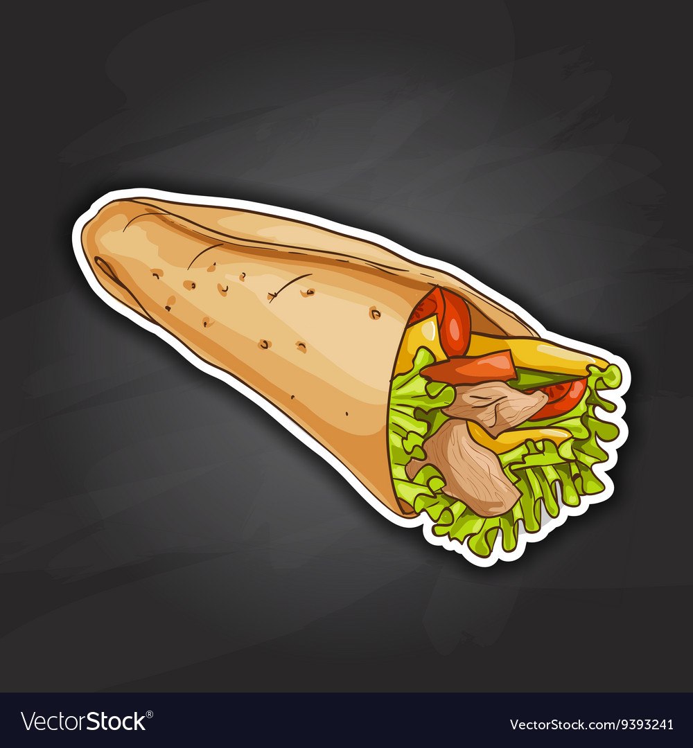 Векторная шаурма