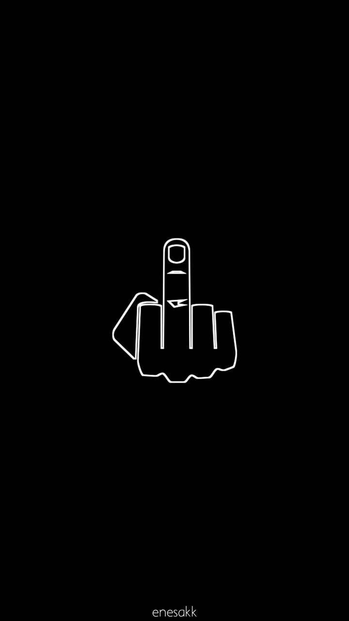 Чёрные обои на телефон модные