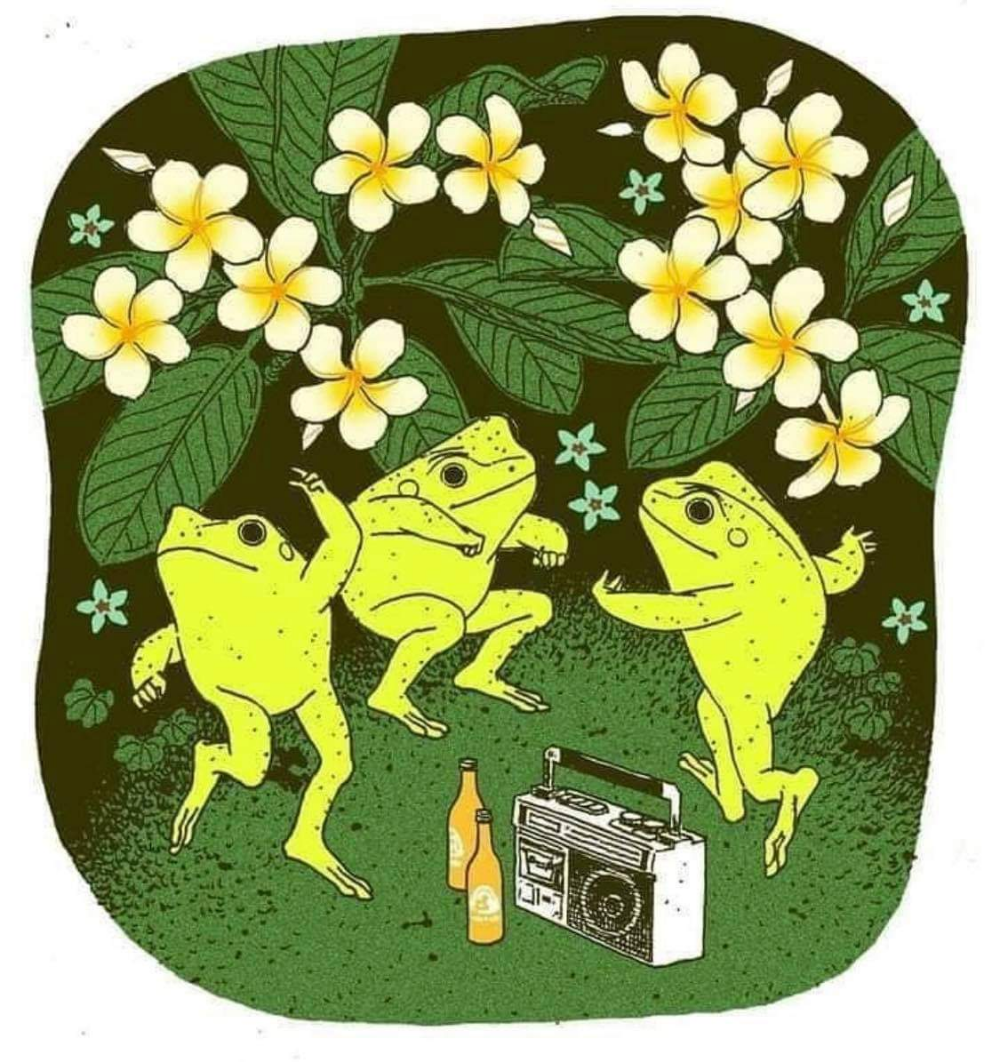 Милая лягушка арт