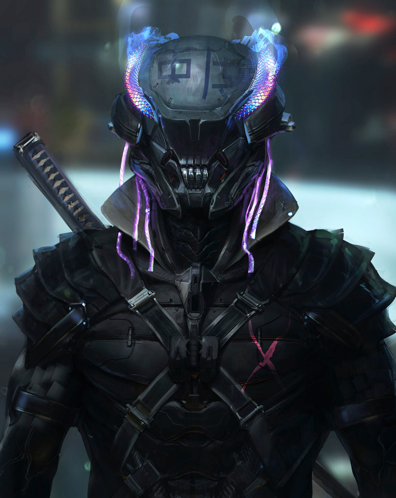 Cyberpunk 2077 броня самурая