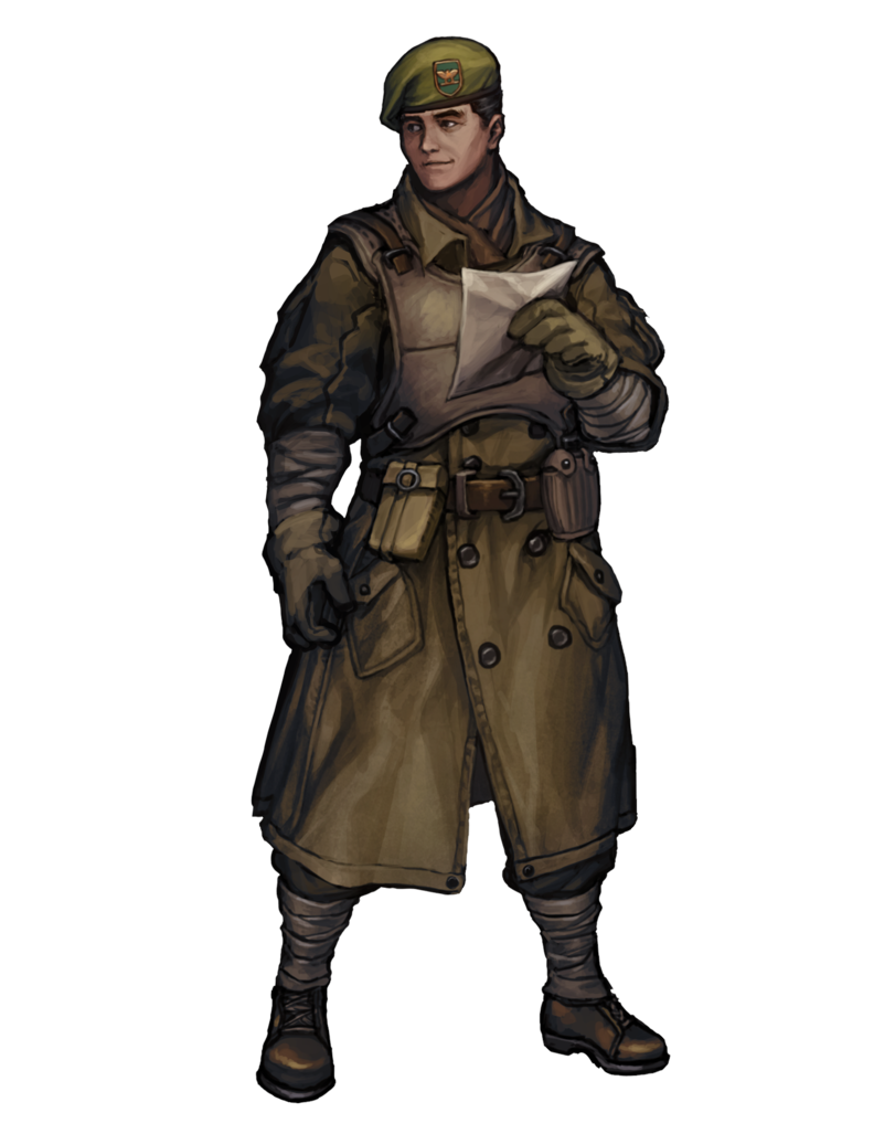 Dieselpunk Concept Art солдат
