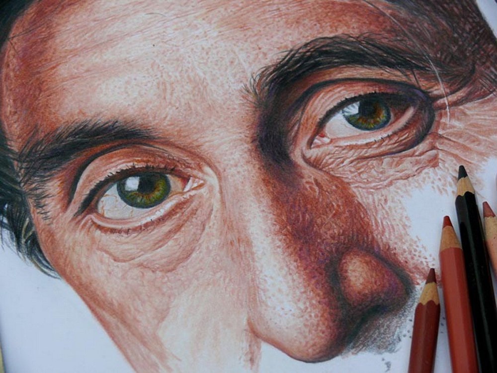 Рисунки цветными карандашами