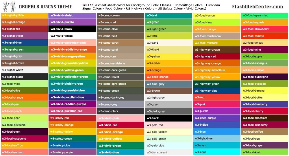 RGB коды цветов самп