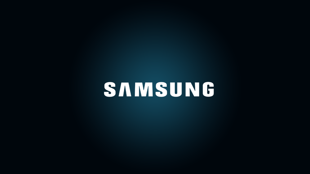 Обои с логотипом Samsung