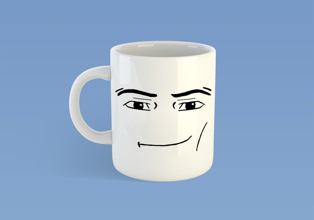 Кружка РОБЛОКС man face