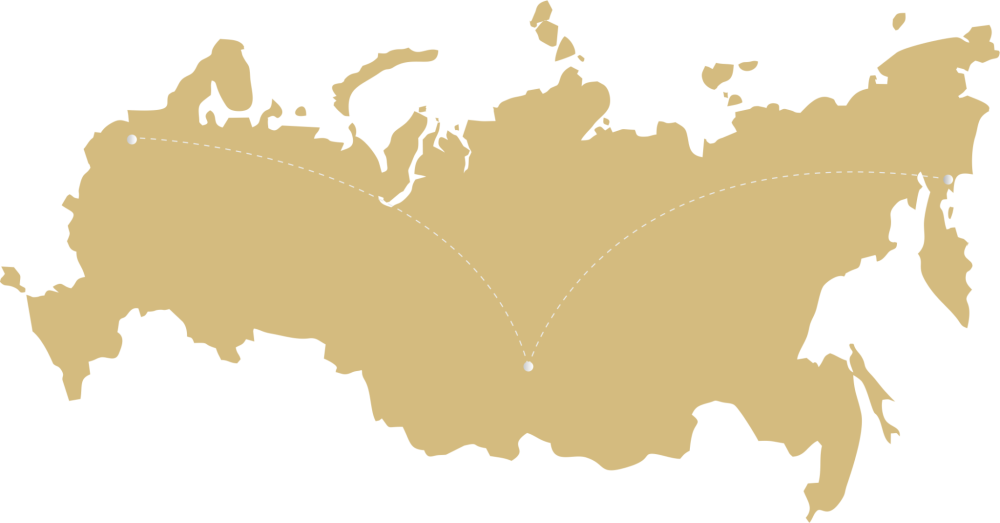 Картинка контур России