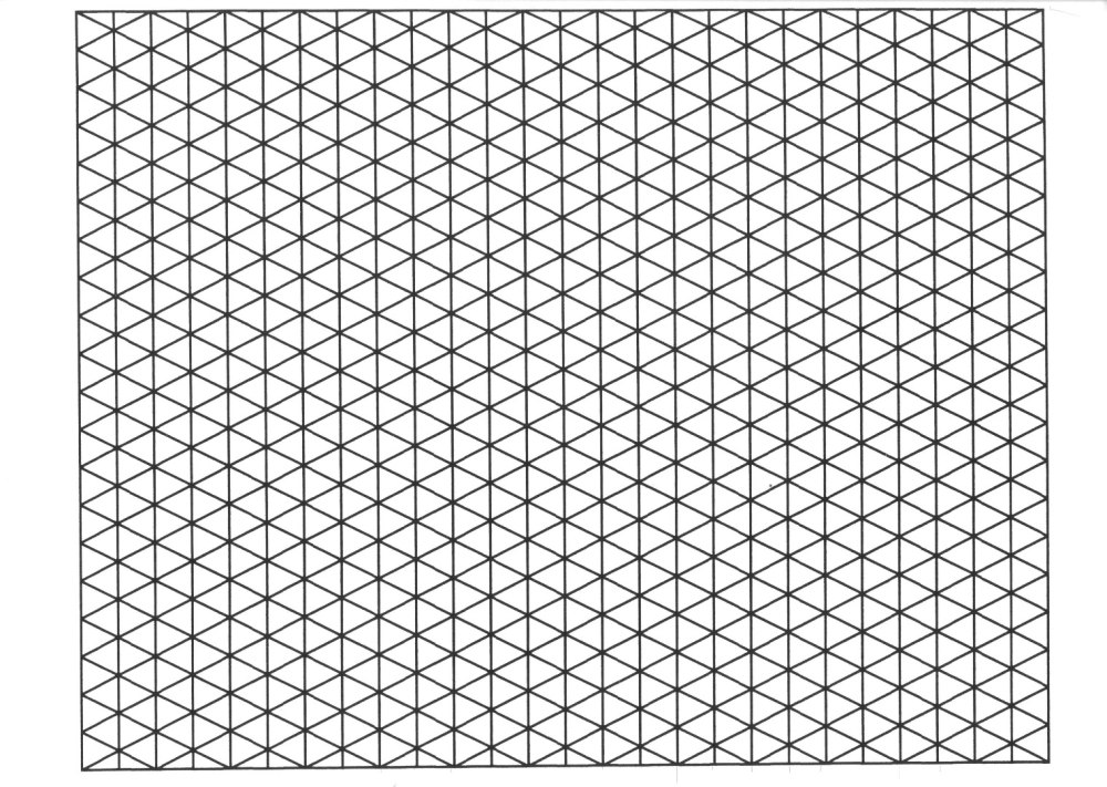 Isometric Grid 500x500