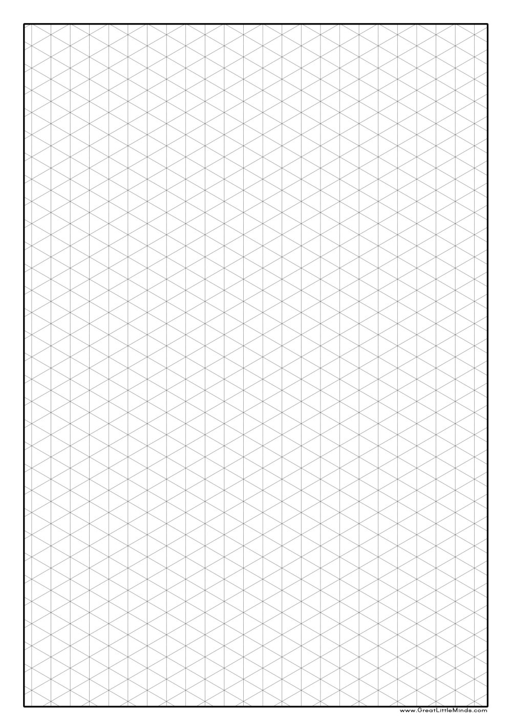 Isometric Grid 500x500