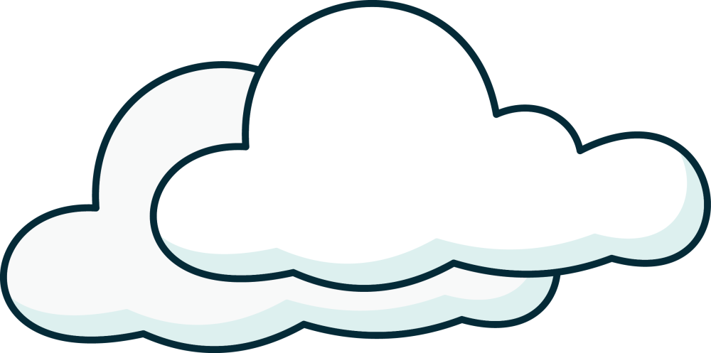 White cloud logo