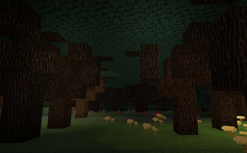 Minecraft темный лес шейдеры