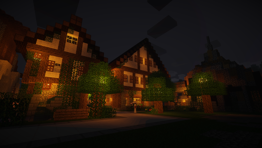 Minecraft темный лес