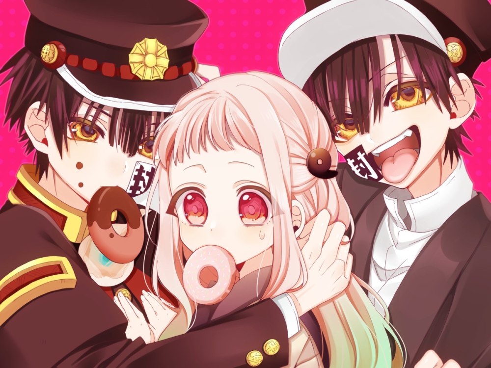 JIBAKU Shounen Hanako-kun Цукаса и Ясиро
