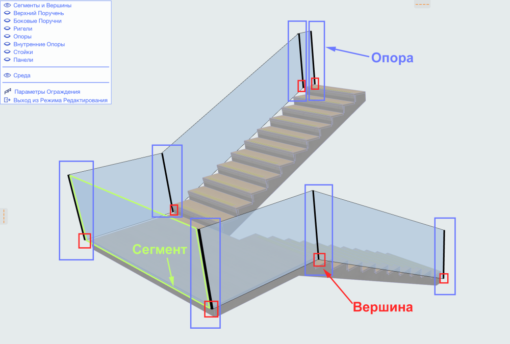 Ламели семейство ревит