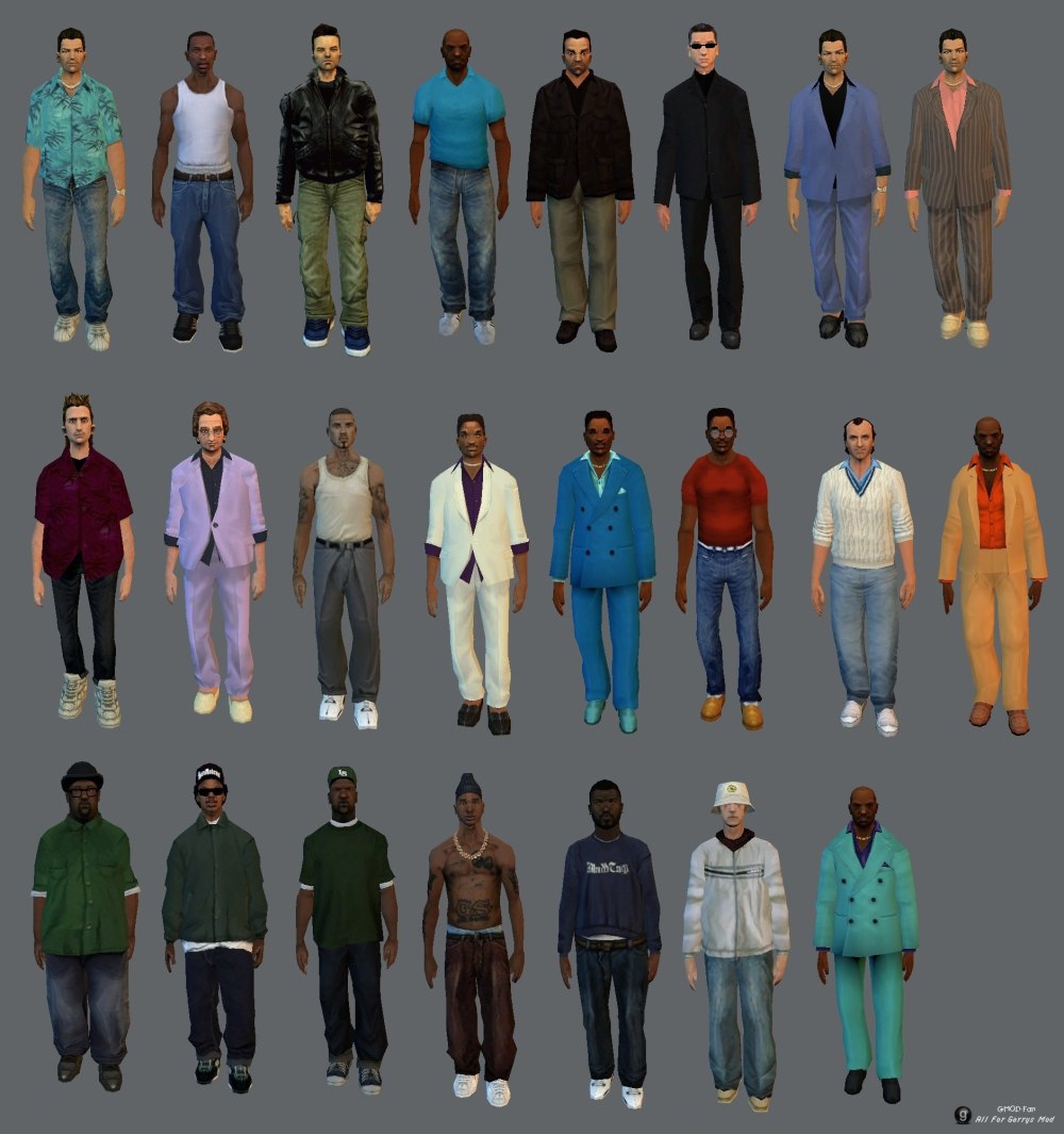NPC из ГТА Сан андреас