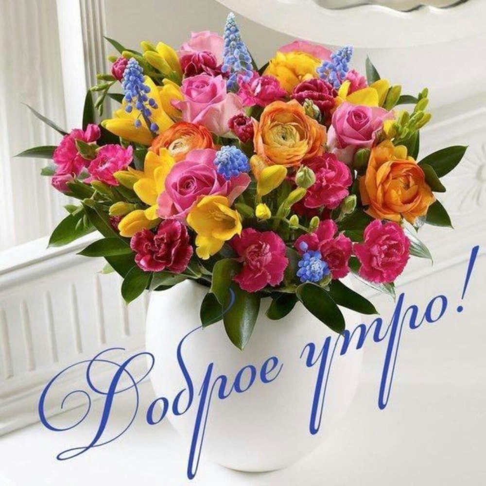 С добрым утром цветы