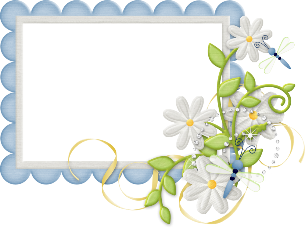 Рамка Весенняя на прозрачном фоне
