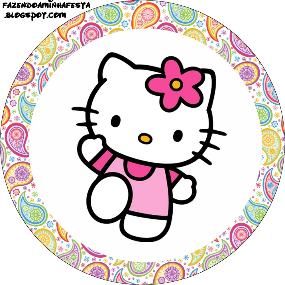 Hello Kitty значки на телефоне