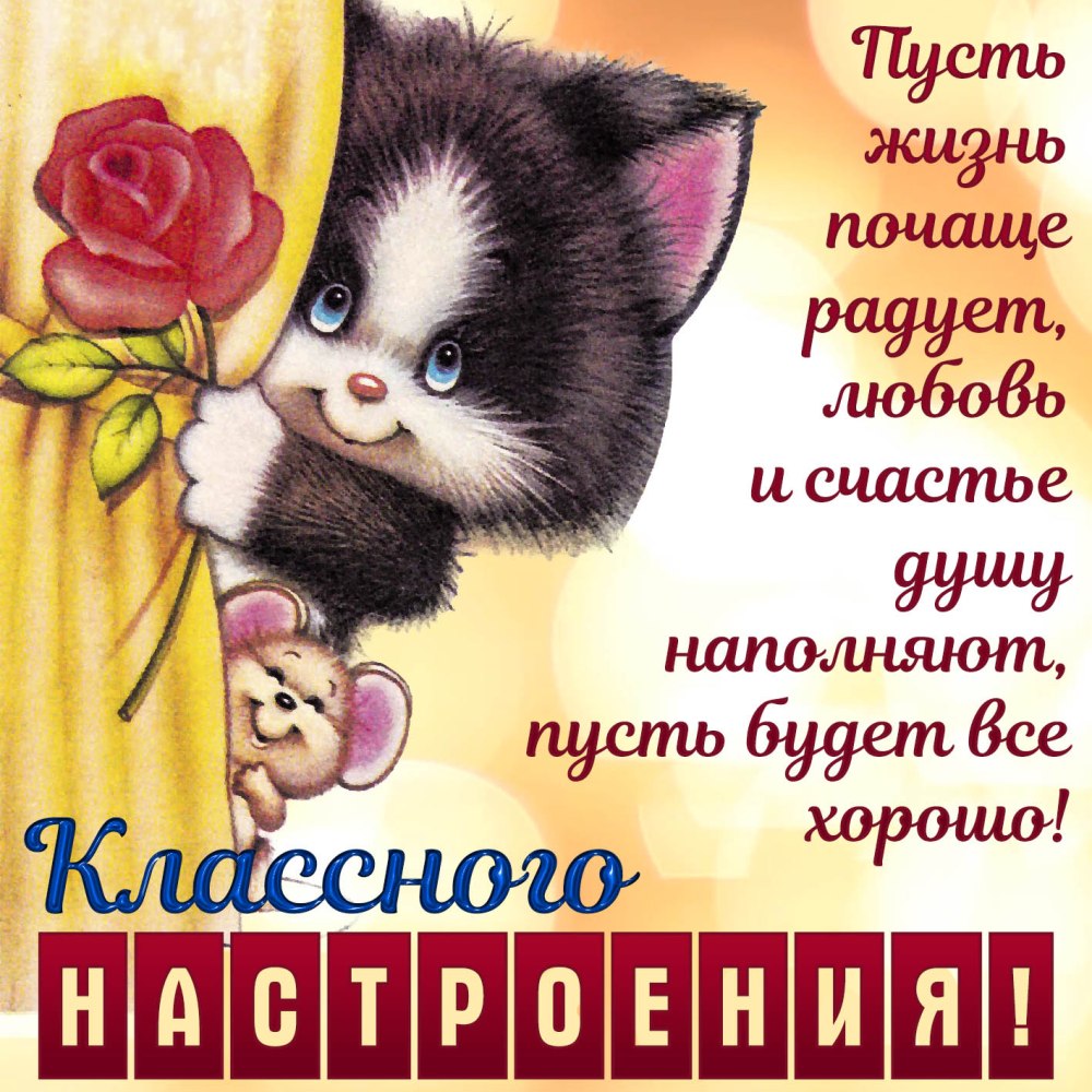 Хорошего настроения в дождливую погоду