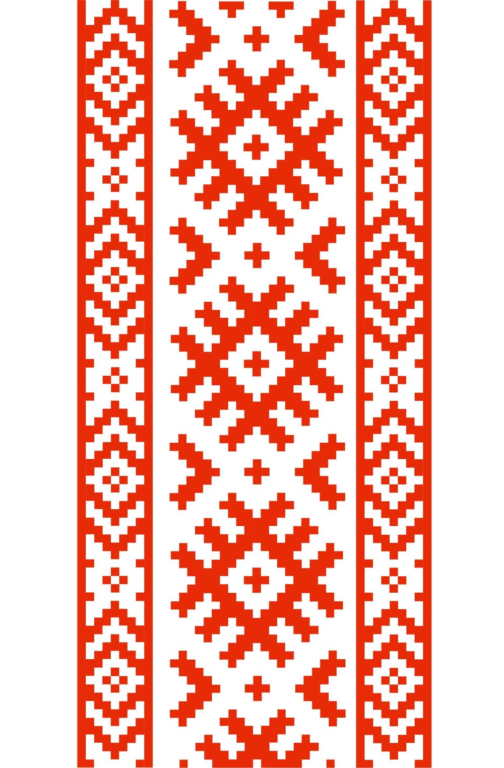 Славянский орнамент в полосе