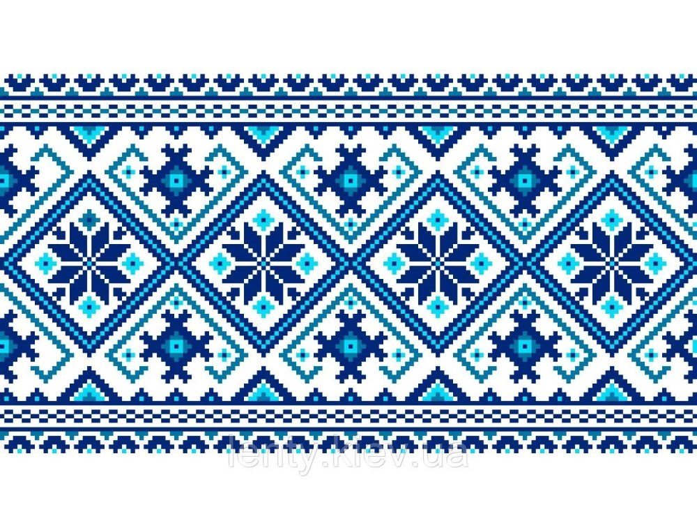 Белорусский орнамент в полосе
