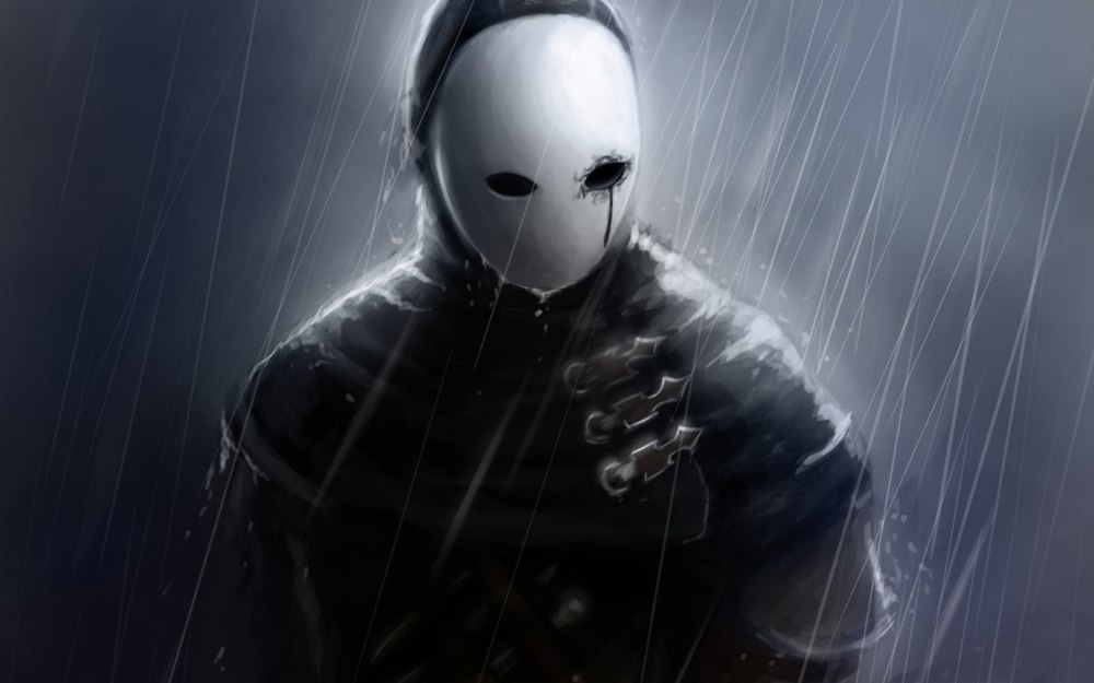 Белая маска убийцы Dark Souls