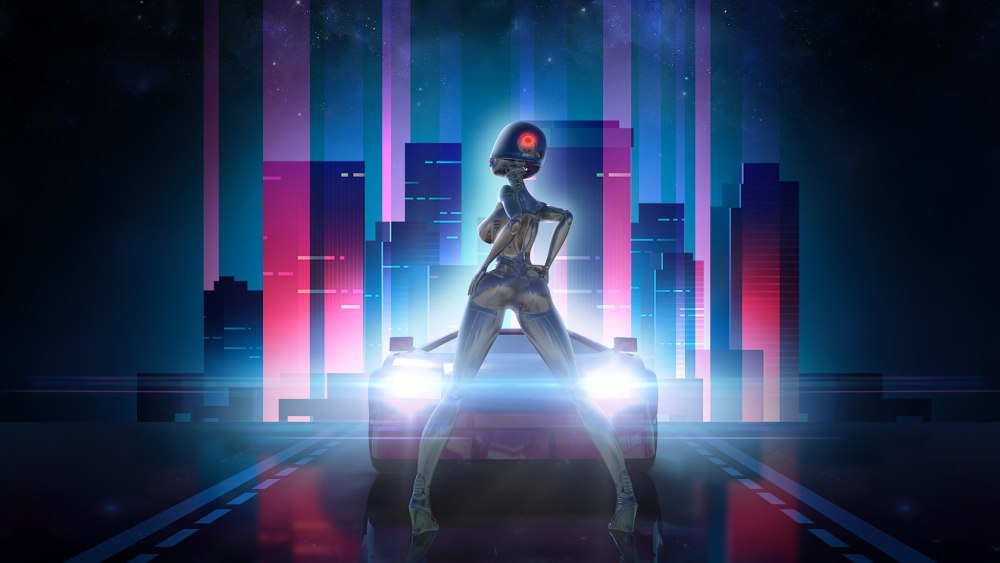 KDA Akali неоновая