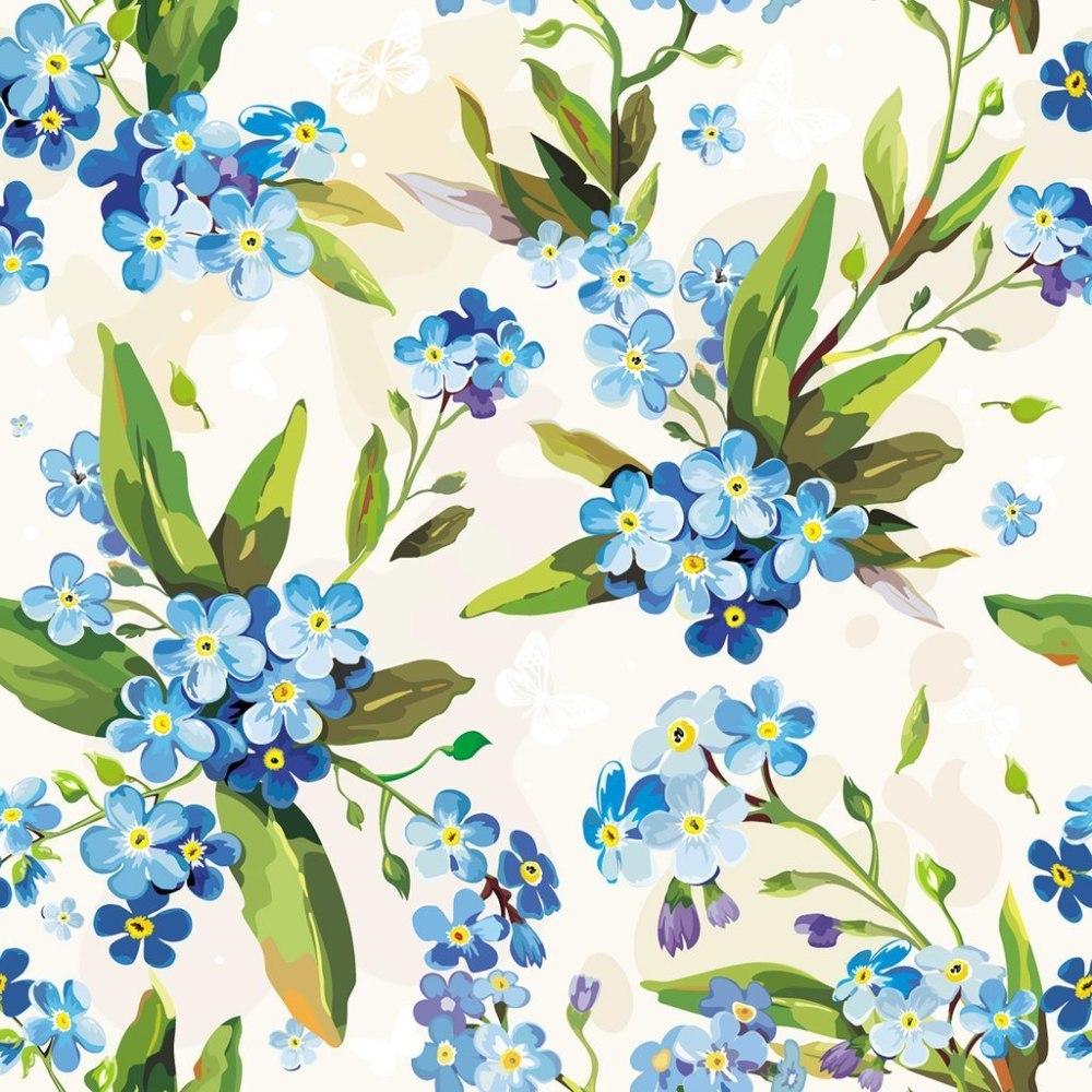Watercolour гортензия