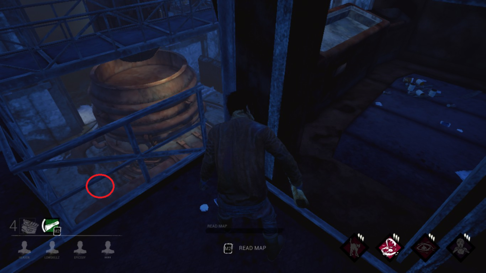 Карта люков в Dead by Daylight